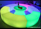 Wireless LED Light Furniture Outdoor Round Shaped LED Lighting Bench Chair Set supplier