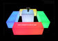 Party Straight Square LED Light Up Bench Battery Powered Available Six People Sitting supplier