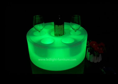 Unique Funny Wine Bottle LED Light Up Serving Tray For Party Decorative supplier