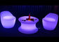 Illuminated Furniture Type LED Coffee Table Set With Rechargeable RGB Light supplier