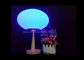 AC 110V - 240V Power LED Egg Shaped Table Lamps  With Wooden Base Holder supplier