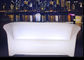 Big RGB Glow Light Up Sofa With Double Seat KTV Modern Style Furniture supplier