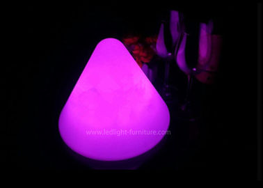 Battery Powered LED Decorative Table Lamps , RGB Cone Shaped Baby Night Light supplier