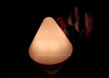 Battery Powered LED Decorative Table Lamps , RGB Cone Shaped Baby Night Light supplier