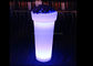 Lightweight Round High Illuminated Flower Pots 16 Colors Rechargeable For Outdoor supplier