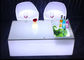 Mobile KTV Decoration LED Light Furniture Colors Changeable With Glass Top supplier
