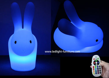 Rechargeable Rabbit Light Up Stool For Kids Play And Easter Holiday Decoration supplier