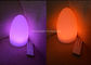 Customized LED Decorative Table Lamps , Changeable Colour Changing Egg Light  supplier