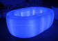 Oval Shaped LED Glowing Modular Bar Counter Weatherproof With IR Remote Control supplier