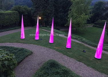 Arch / Cone / Horn Inflatable LED Light Customized Logo Print With Remote Control supplier