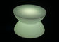Double Half Round Glowing Coffee Table / LED Light Bar Table Polyethylene Material supplier