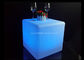 RGB Plastic LED Cube Seat Illuminated Night Club Furniture With Remote Control supplier