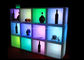 Rechargeable Polyethylene LED Cube Light 40cm Ice Bucket Cooler For Bottle Display supplier
