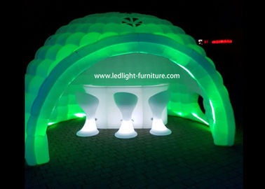 16 Colors Changing LED Inflatable Igloo Tent For Party Event / Business Show supplier