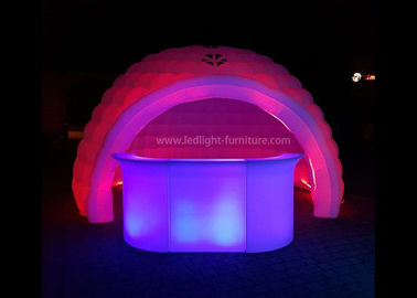 16 Colors Changing LED Inflatable Igloo Tent For Party Event / Business Show supplier