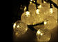 19.7 Ft  Crystal Ball LED Solar Fairy String Lights For Holiday Decoration supplier