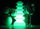 Tower Design LED Decorative Table Lamps PE Plastic Material With Touch Sensor Control supplier