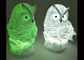 Colors Changing Owl Animal LED Night Light / Led Light Up Toys supplier