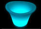 Color Changeable Illuminate LED Ice Bucket / Led Light Up Bucket For Party Cooler supplier