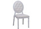 Custom Wedding Decor Rentals Hotel French Louis Ghost Round Back Wedding Dining Chair supplier