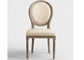 Custom Wedding Decor Rentals Hotel French Louis Ghost Round Back Wedding Dining Chair supplier