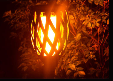 Flickering Solar Led Garden Lights With Dance Flame For Pathway Yard Decoration supplier