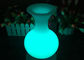 Rechargeable Lighting Vase LED Flower Pots For Table Service , 16 Colors Changing supplier