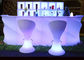 Night Club LED Furniture Light Up Bar Counter With Lithium Ion Battery supplier